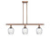 Ballston Three Light Island Pendant in Antique Copper (405|516-3I-AC-G292)