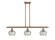 Ballston Three Light Island Pendant in Antique Copper (405|516-3I-AC-G92)