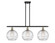 Ballston Three Light Island Pendant in Black Antique Brass (405|516-3I-BAB-G1213-10)