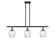 Ballston Three Light Island Pendant in Black Antique Brass (405|516-3I-BAB-G292)