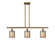 Ballston Three Light Island Pendant in Brushed Brass (405|516-3I-BB-G116)