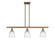 Ballston Three Light Island Pendant in Brushed Brass (405|516-3I-BB-G442)