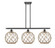 Ballston Three Light Island Pendant in Matte Black (405|516-3I-BK-G122-10RB)