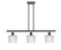 Ballston Three Light Island Pendant in Matte Black (405|516-3I-BK-G402)
