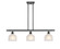 Ballston LED Island Pendant in Matte Black (405|516-3I-BK-G411-LED) Ballston LED Island Pendant in Matte Black (405|516-3I-BK-G411-LED)