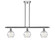 Ballston Three Light Island Pendant in Polished Chrome (405|516-3I-PC-G1213-6)