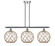 Ballston Three Light Island Pendant in Polished Chrome (405|516-3I-PC-G122-10RB)
