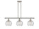 Ballston LED Island Pendant in Polished Nickel (405|516-3I-PN-G1213-8-LED)