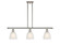 Ballston Three Light Island Pendant in Polished Nickel (405|516-3I-PN-G381)