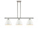 Ballston Three Light Island Pendant in Polished Nickel (405|516-3I-PN-M14-W)