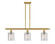 Ballston Three Light Island Pendant in Satin Gold (405|516-3I-SG-G112) Ballston Three Light Island Pendant in Satin Gold (405|516-3I-SG-G112)