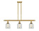 Ballston Three Light Island Pendant in Satin Gold (405|516-3I-SG-G259)