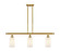 Ballston LED Island Pendant in Satin Gold (405|516-3I-SG-G801-LED)