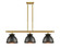 Ballston Three Light Island Pendant in Satin Gold (405|516-3I-SG-M14-BK)