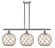 Ballston Three Light Island Pendant in Brushed Satin Nickel (405|516-3I-SN-G122-10RB)