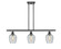 Ballston Three Light Island Pendant in Brushed Satin Nickel (405|516-3I-SN-G292)