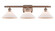 Ballston Three Light Bath Vanity in Antique Copper (405|516-3W-AC-G131)