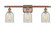 Ballston Three Light Bath Vanity in Antique Copper (405|516-3W-AC-G2511)