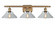 Ballston Three Light Bath Vanity in Brushed Brass (405|516-3W-BB-G132)