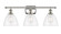 Ballston Three Light Bath Vanity in Polished Nickel (405|516-3W-PN-GBD-752)