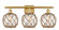 Ballston LED Bath Vanity in Satin Gold (405|516-3W-SG-G122-8RB-LED)
