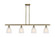 Ballston Four Light Island Pendant in Antique Brass (405|516-4I-AB-G441)