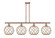 Ballston Four Light Island Pendant in Antique Copper (405|516-4I-AC-G122-10RB)