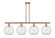 Ballston Four Light Island Pendant in Antique Copper (405|516-4I-AC-G122-10RW)