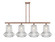 Ballston Four Light Island Pendant in Antique Copper (405|516-4I-AC-G212)