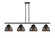 Ballston LED Island Pendant in Black Antique Brass (405|516-4I-BAB-M14-BK-LED)