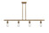 Ballston Four Light Island Pendant in Brushed Brass (405|516-4I-BB)