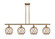 Ballston LED Island Pendant in Brushed Brass (405|516-4I-BB-G122-8RB-LED)