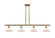 Ballston Four Light Island Pendant in Brushed Brass (405|516-4I-BB-G131)