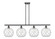 Ballston Four Light Island Pendant in Oil Rubbed Bronze (405|516-4I-OB-G122-10RW)