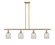 Ballston LED Island Pendant in Satin Gold (405|516-4I-SG-G2511-LED)