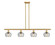 Ballston LED Island Pendant in Satin Gold (405|516-4I-SG-G92-LED)