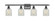 Ballston LED Bath Vanity in Oil Rubbed Bronze (405|516-4W-OB-G2511-LED)