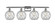 Ballston Four Light Bath Vanity in Polished Chrome (405|516-4W-PC-G122-8RW)