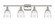 Ballston Four Light Bath Vanity in Polished Nickel (405|516-4W-PN-G442)