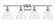 Ballston Four Light Bath Vanity in Polished Nickel (405|516-4W-PN-GBC-84)
