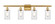 Ballston Four Light Bath Vanity in Satin Gold (405|516-4W-SG-G802)
