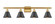 Ballston Four Light Bath Vanity in Satin Gold (405|516-4W-SG-M8)
