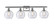 Ballston Four Light Bath Vanity in Brushed Satin Nickel (405|516-4W-SN-G124-8)