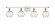 Ballston LED Bath Vanity in White Polished Chrome (405|516-4W-WPC-G1213-6-LED)