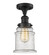 Franklin Restoration LED Semi-Flush Mount in Brushed Brass (405|517-1CH-BB-G182-LED)
