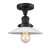 Franklin Restoration LED Semi-Flush Mount in Matte Black (405|517-1CH-BK-G1-LED)