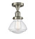 Franklin Restoration One Light Semi-Flush Mount in Brushed Satin Nickel (405|517-1CH-SN-G324)