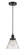 Edison One Light Mini Pendant in Matte Black (405|616-1PH-BK-G42)