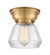 Franklin Restoration One Light Flush Mount in Brushed Brass (405|623-1F-BB-G172)