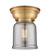 Franklin Restoration One Light Flush Mount in Brushed Brass (405|623-1F-BB-G53)